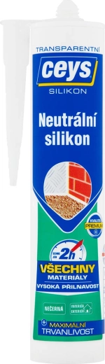 Nevtralni prozorni silikon 280 ml CEYS