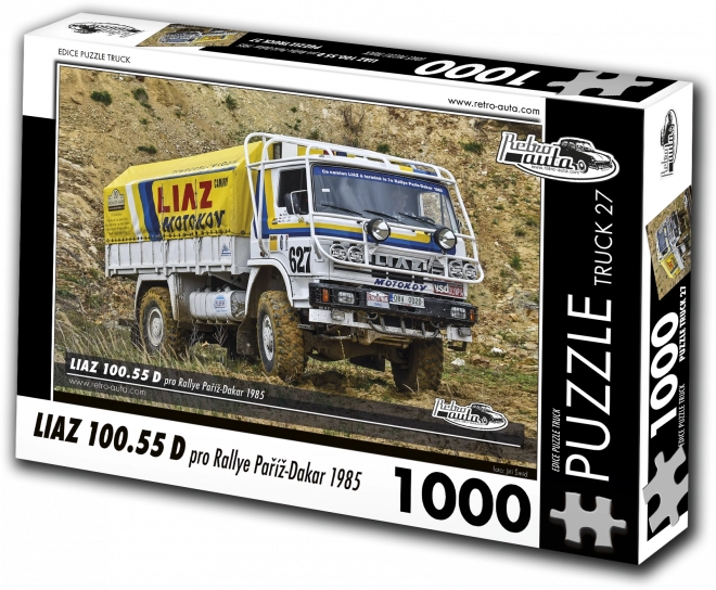 Sestavljanka RETRO-AUTA LIAZ 100.55 D Rally Pariz–Dakar 1000 koščkov