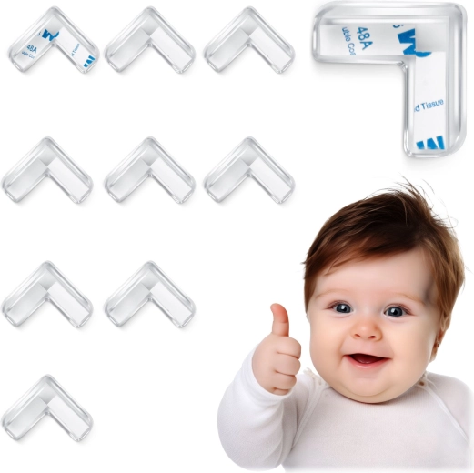 Prozorni zaščitniki vogalov RICOKIDS, 10 kosov