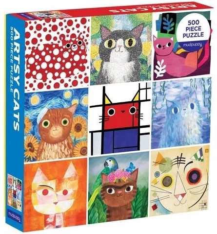 Sestavljanka umetniške mačke