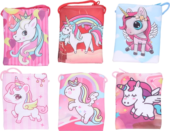 Fabric neck wallet with a children's design - 1 piece