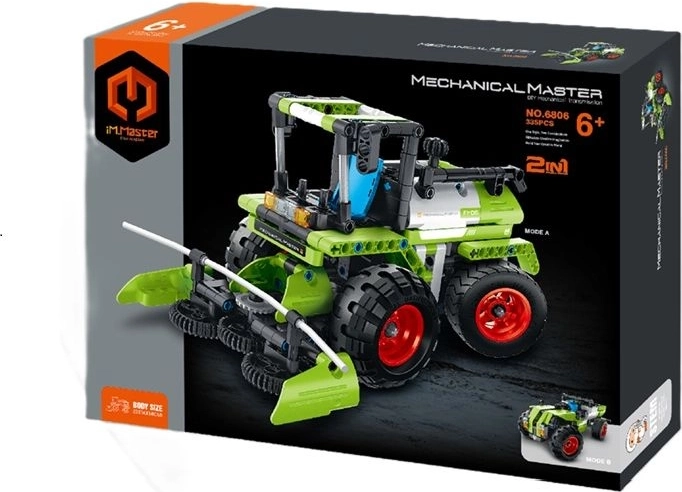 Mechanical Master combine harvester construction set 2-in-1 336 pieces - 1 piece