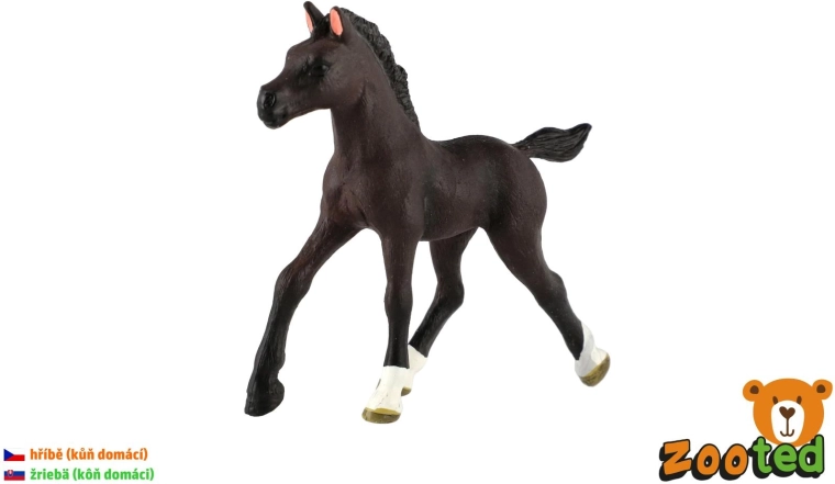 Domestic horse foal – plastic figurine 11 cm - 1 piece