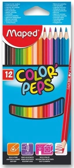 Trikotni barvice MAPED Color'Peps 12 kos