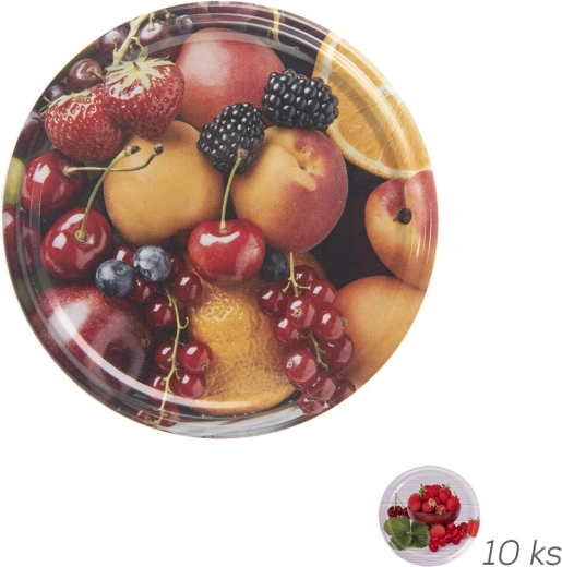Bio kovinski pokrovi TO 66 sadje 10 kos
