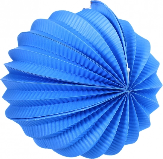 Papirnat lampijon krog moder 20 cm