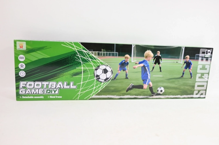 Kovinski nogometni gol 123 × 77 cm z žogo in tlačilko