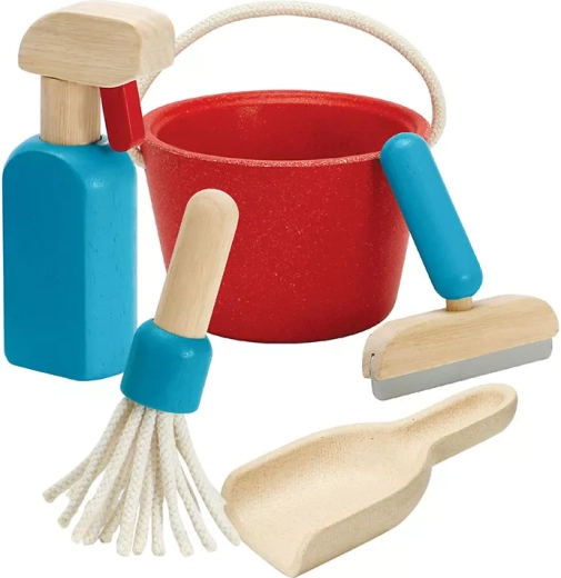 Plan Toys otroški komplet za pospravljanje