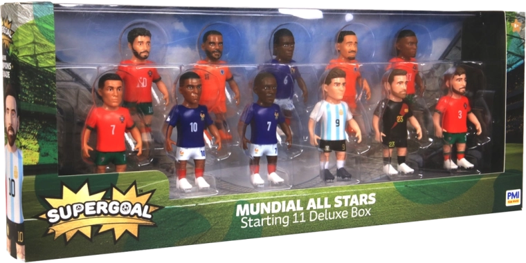 Supergoal figurice nogometašev deluxe box 11 kosov