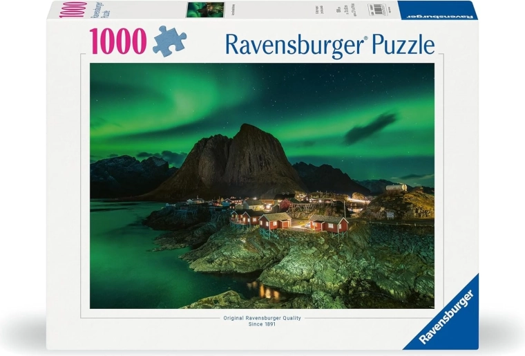 Ravensburger sestavljanka polarni sij nad Hamnøyem 1000 koščkov