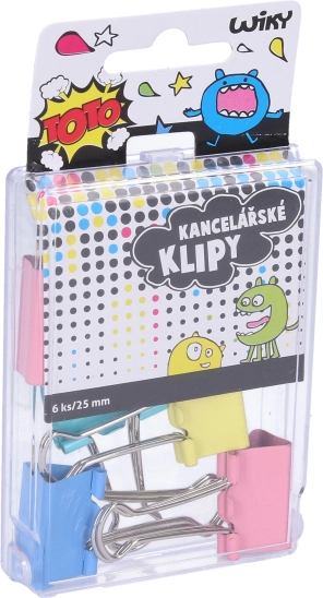 Pisalniški sponki 25 mm, set 6 kos