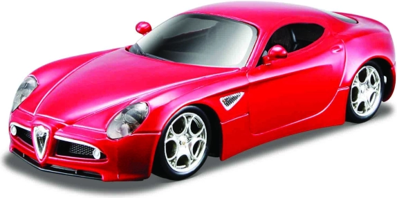 Bburago Alfa Romeo 8C Competizione rdeč model