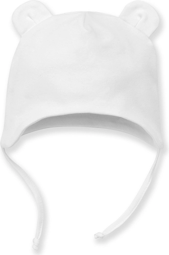 Pinokio kapica z ušeski na zavezovanje Lovely Day bela, vel. 50