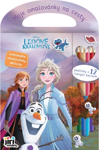 Moje potovalne pobarvanke Ledeno kraljestvo