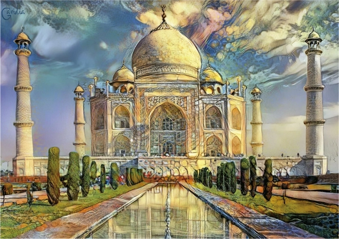 Puzzle Taj Mahal EDUCA 1000 kosov