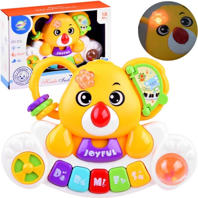 Barvit otroški klavirček z veselimi živalskimi zvoki – Barvno