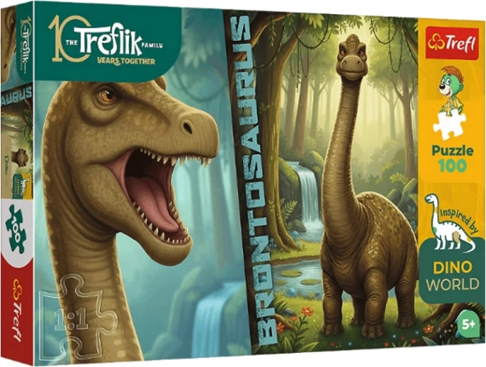 Puzzle Inspired By Dino World – brontozaver, 100 kosov