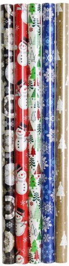 Božični darilni ovojni papir v roli 2 m