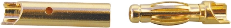 Zlati konektorji 4 mm, 1 par