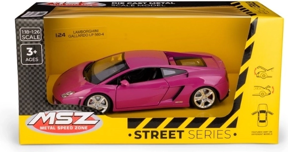 Model avtomobila Lamborghini Gallardo LP560-4, vijoličen, v merilu 1:24