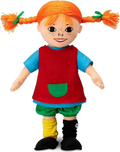 Micki Pika Nogavička mehka tekstilna punčka 40 cm