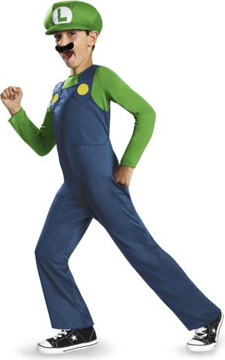 Otroški kostum Luigi (Super Mario) 7–8 let