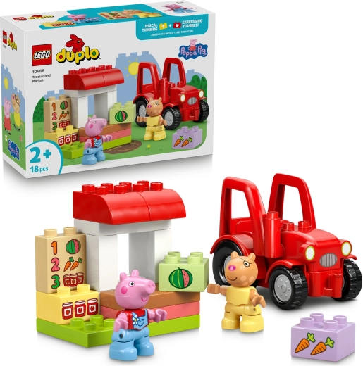 LEGO DUPLO Pujsa Pepa: traktor in tržnica