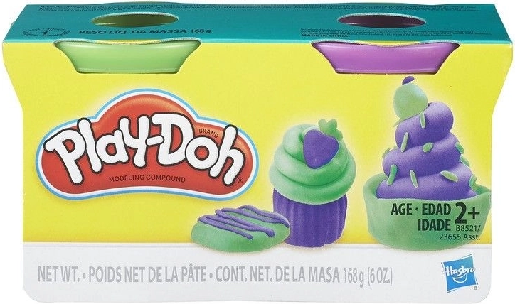 Play-Doh plastelin – 2 lončka (mešanica barv)