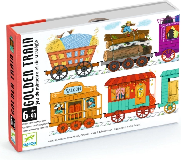 DJECO igra s kartami Golden Train