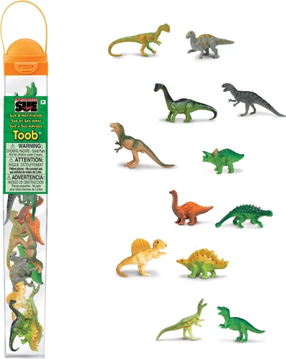 Safari Ltd. TOOBS tuba dinozavri – Sue in njeni prijatelji