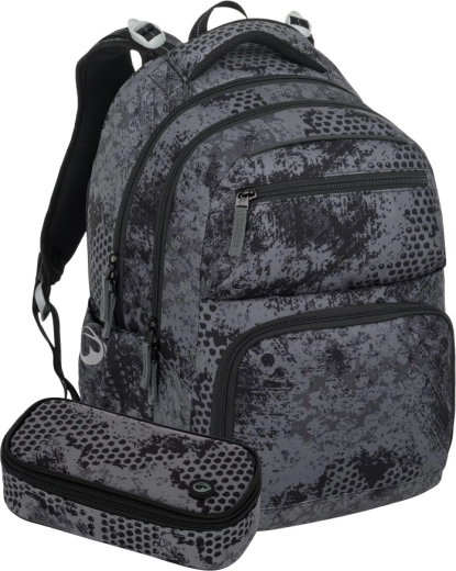 Bagmaster Zipster student school set gray