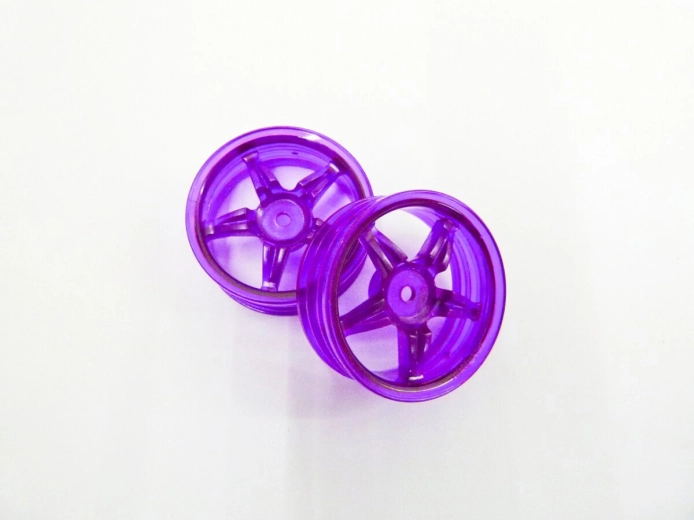 Petkrako platišče za modele Tamiya v fluorescenčno vijolični barvi, 22 mm