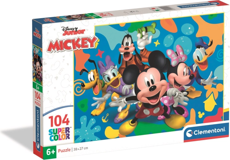 Clementoni sestavljanka 104 koščkov Disney MICKEY IN PRIJATELJI