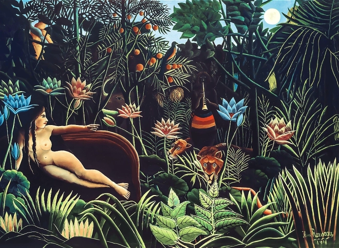 Lesena Sestavljanka: Henri Rousseau - Sanje 200 Kosov