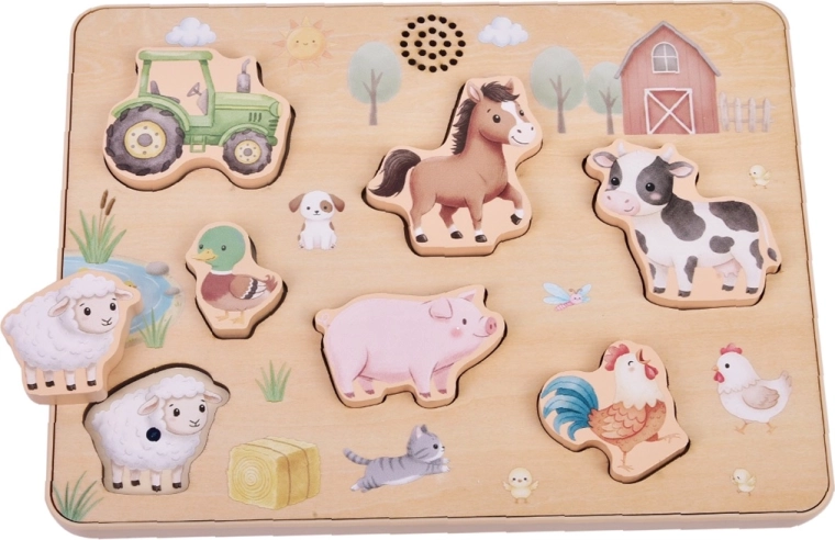 2Kids Toys vstavljanka z zvoki s kmetije