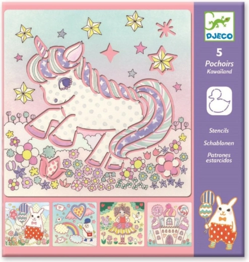Djeco šablone Kawaii Land