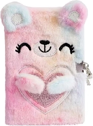 Plišasti dnevnik z medvedkom in ključavnico