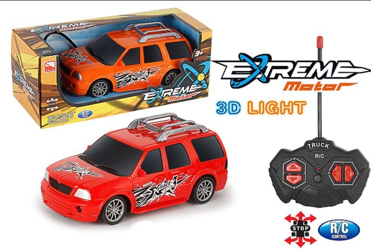 Adar RC terensko SUV vozilo na daljinsko upravljanje 27 MHz z lučmi - 1 kos