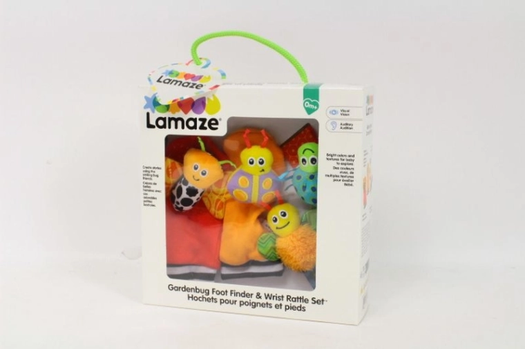 TOMY Lamaze ropotuljice za roke in nogice (komplet nogavičk in zapestnice)