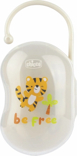 Chicco škatlica za dudo Easy Box dvojna – nevtralni tiger