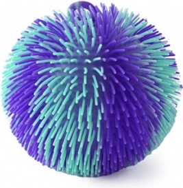 Kosmato mavrično kroglo s svetlobo