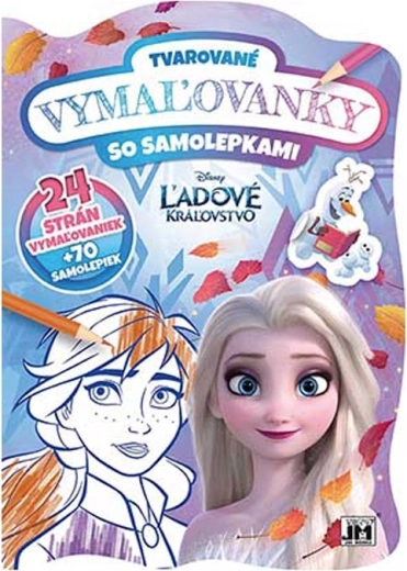 Oblikovane pobarvanke Ledeno kraljestvo