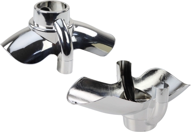 Srebrni plastični blatniki za model PRO700