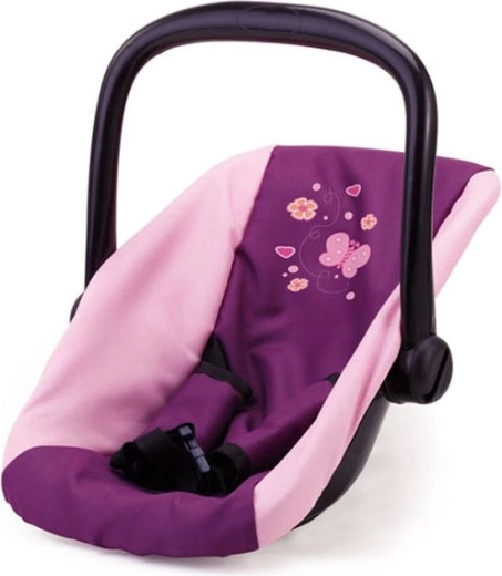 Bayer doll car seat purple/light pink