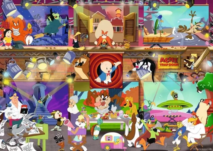 Puzzle RAVENSBURGER Looney Tunes Studio 1000 kosov