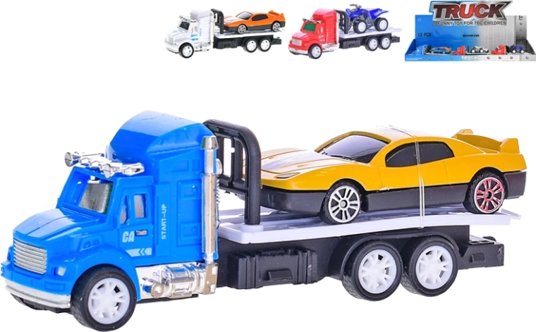 Tovornjak na vztrajnik z mini vozilom 12,5 cm