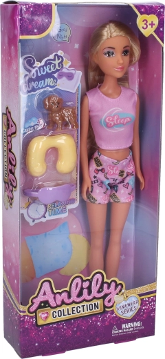 Punčka z dodatki 30 cm