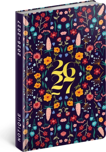 Notique 18‑mesečni dnevnik Petito Flora 2026/2027, 11 × 16 cm