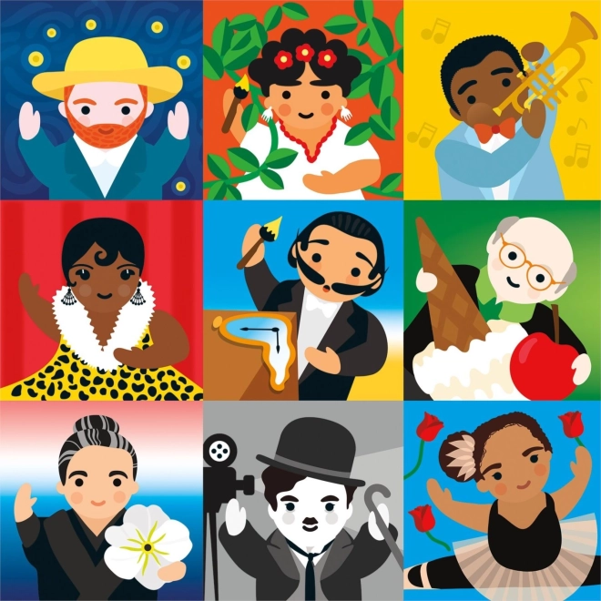 Mudpuppy Družinska sestavljanka Mali umetnik 500 kosov