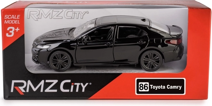 Kovinski model RMZ City Toyota Camry 2022 1:32 črn s pull-back pogonom